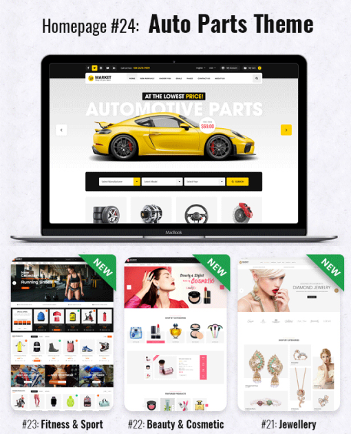 Market - Multistore Responsive Magento Theme